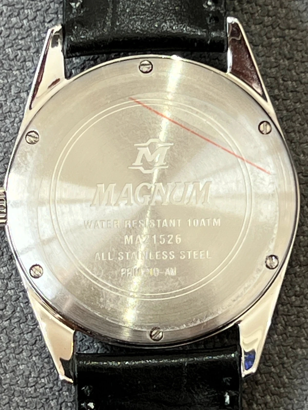 Montre Magnum Quartz Bull Eye 38 mm | Boîtier, garantie en cours de validité et 2 bracelets | Fabriqué au Brésil – photo 6